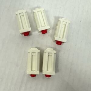 Playmobil 3019 4250 White Short Pillar Lot of 5 Replacement Parts Dream Castle